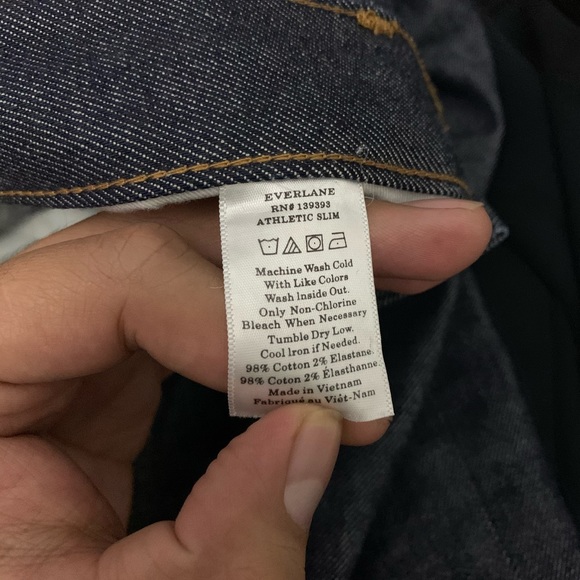 Everlane The Athletic fit Jean 33W x 32L men - Picture 6 of 6